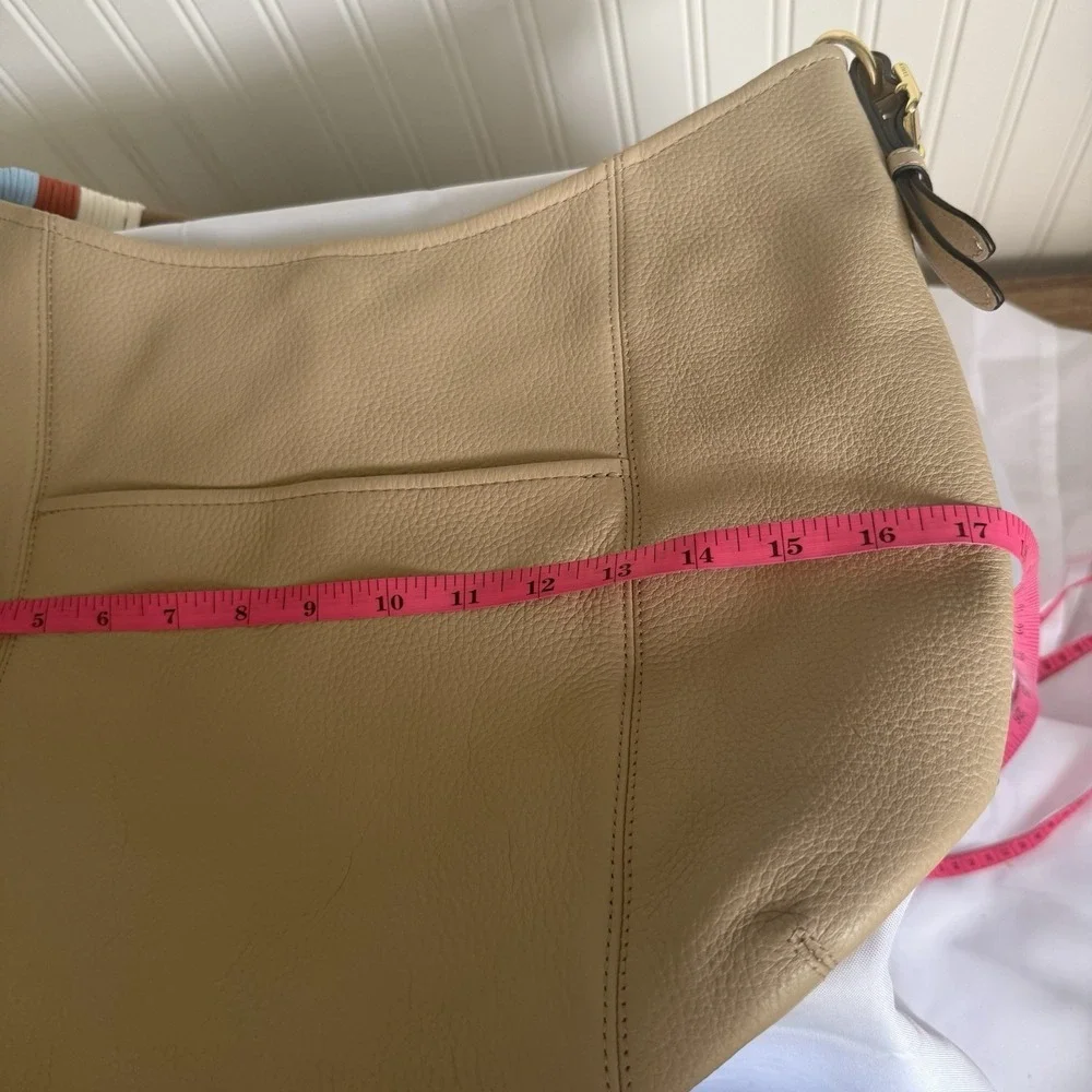 Aimee Kestenberg Highline Crescent Hobo Bag Purse Driftwood Tan Leather Rope